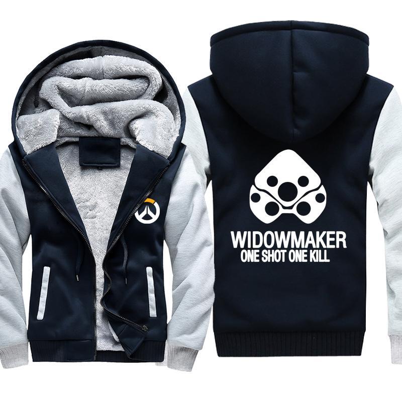 Overwatch Widowmaker Jacket - Zip Up Fleece Jacket