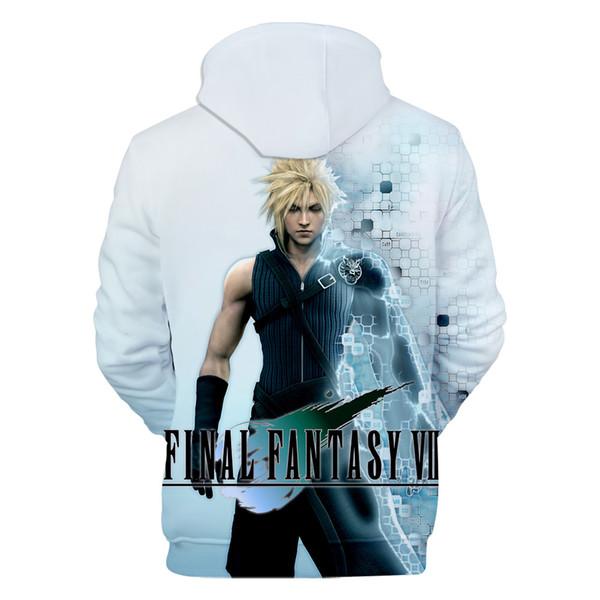 Final Fantasy VII Unisex 3D Printed Squall Leonhart Hoodies