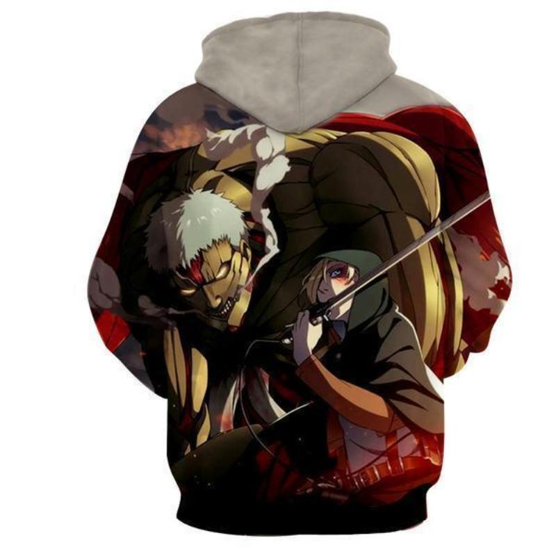 Armour Titan Hoodie- Attack On Titan 3D Hoodie
