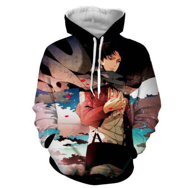 Attack On Titan 3D Hoodie Levi Ackerman