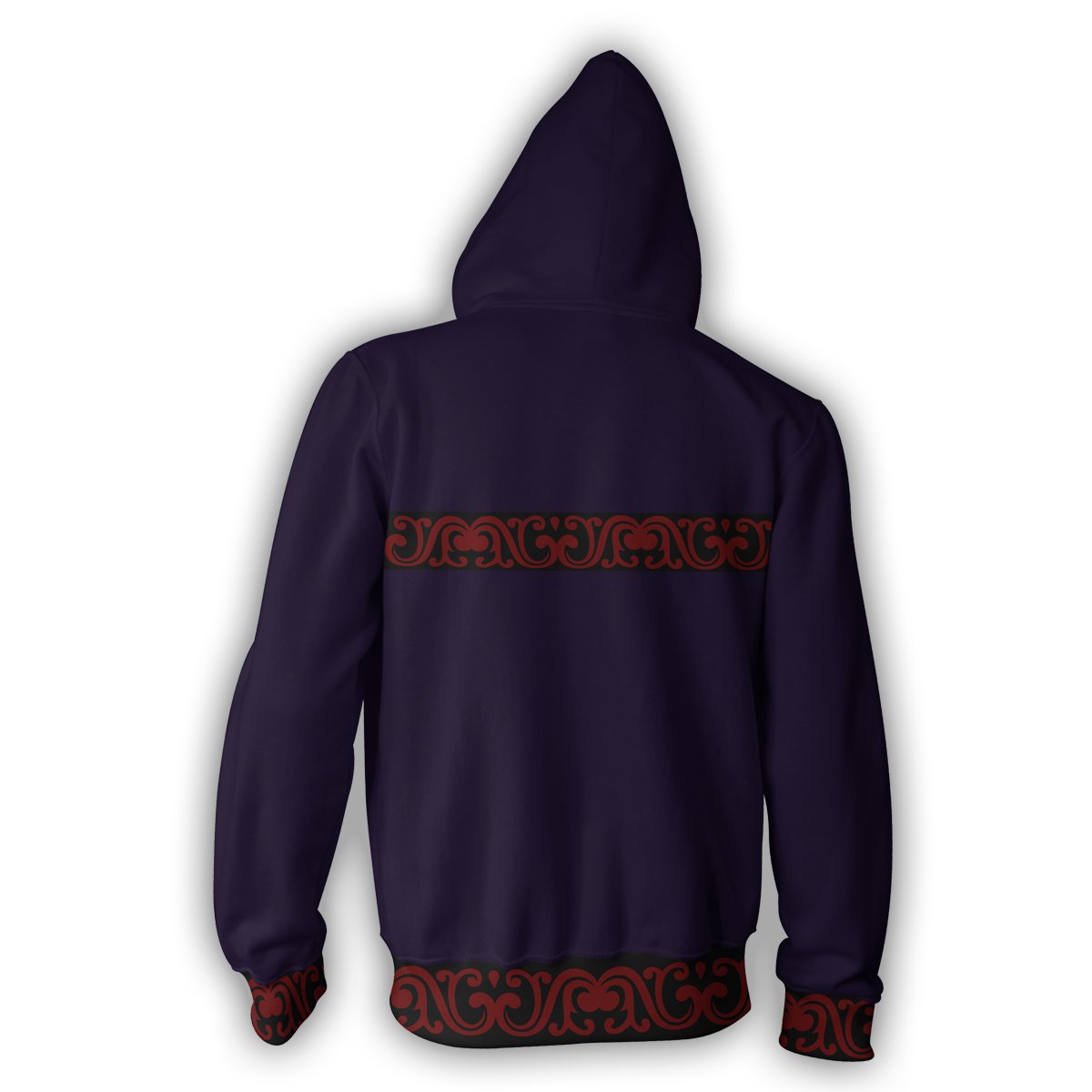 Devil May Cry Sparda Hoodies - Zip Up Navy Blue Hoodie