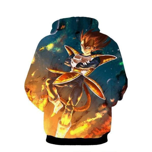 Dragon Ball Z- Vegeta King 3D Hoodie