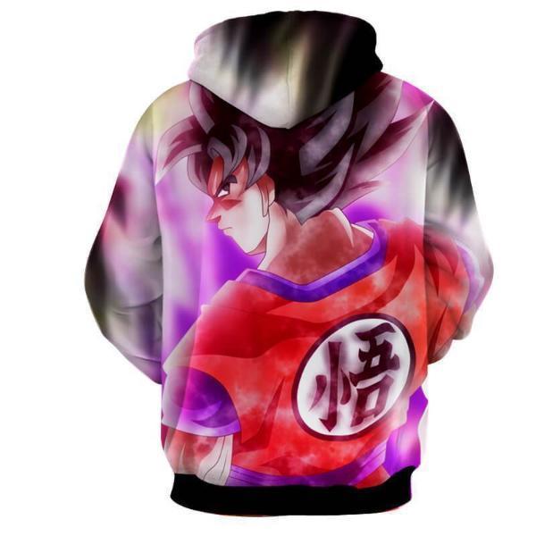 Dragon Ball Z- Goku Silver Eyes 3D Hoodie