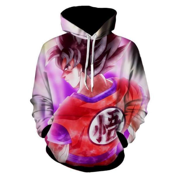 Dragon Ball Z- Goku Silver Eyes 3D Hoodie