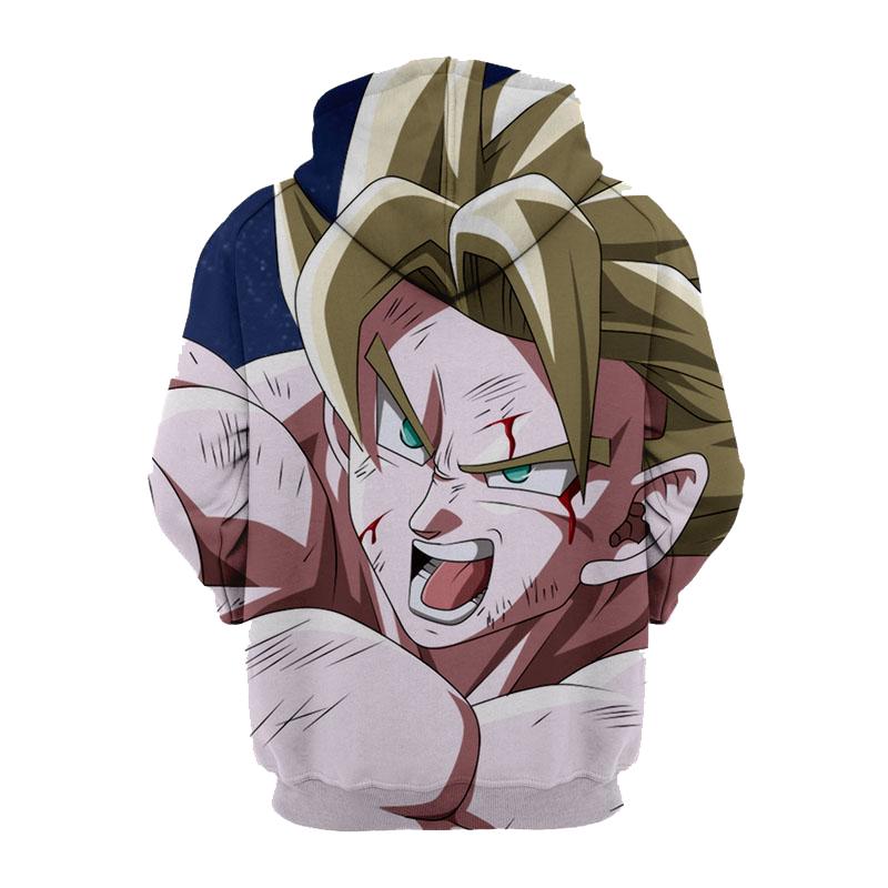 GOKU SSJ Dragon Ball Z 3D Printed Hoodie