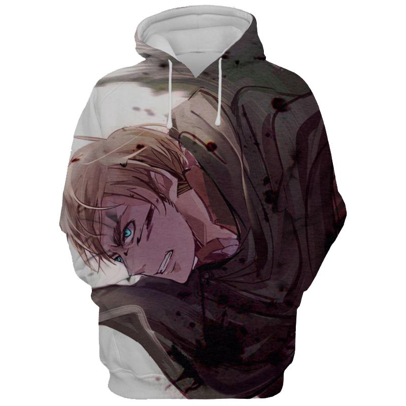 Erwin Smith- Attack On Titan 3D Printed Hoodie