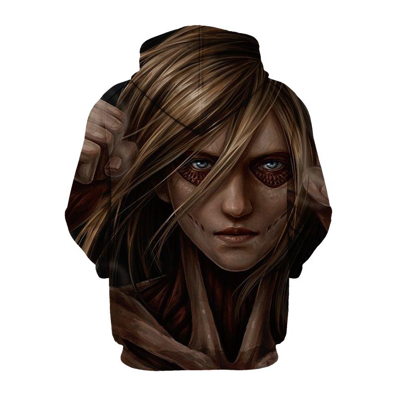 Annie Leonhart- Attack On Titan 3D Hoodie