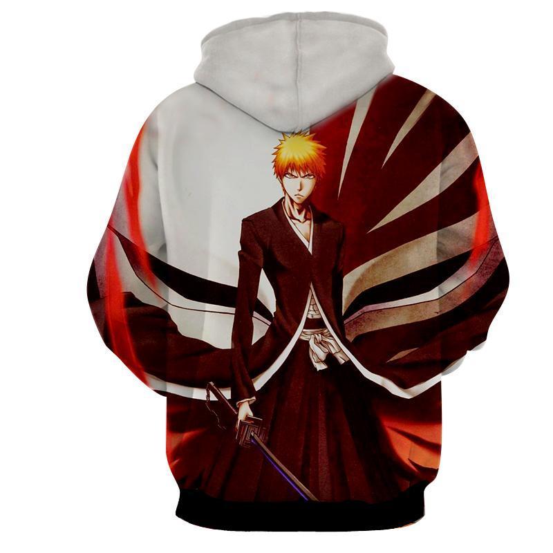 Ichigo Kurosaki Shinigami - 3D Hoodie - Bleach Jacket