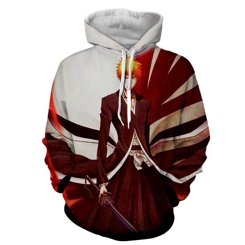 Ichigo Kurosaki Shinigami - 3D Hoodie - Bleach Jacket