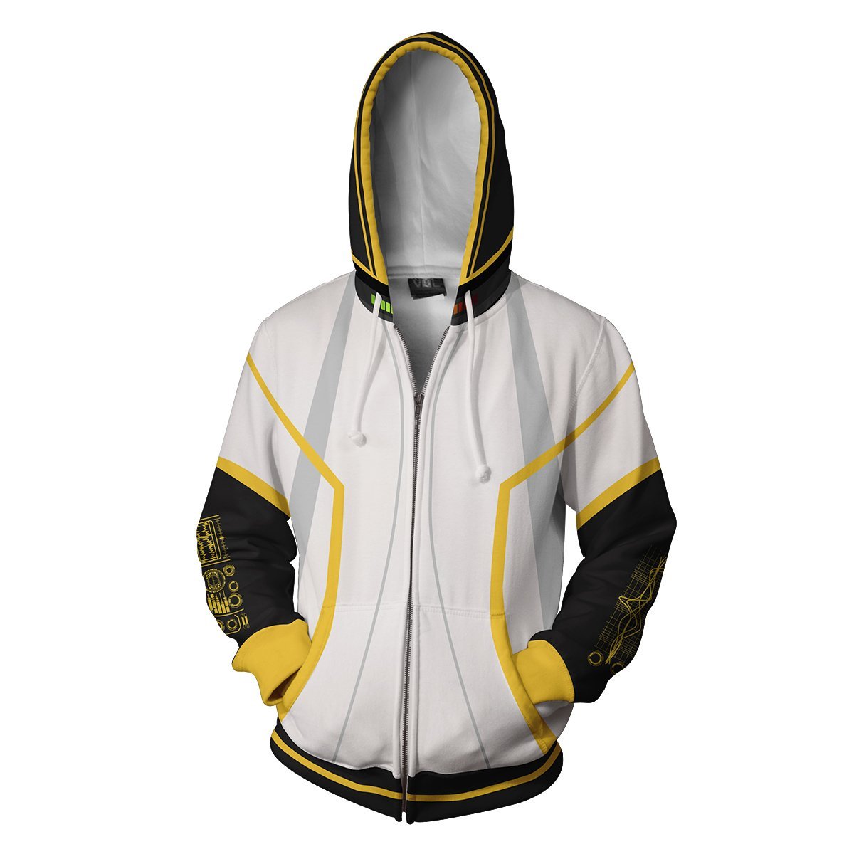 Vocaloid Kagamine Rin/Len Hoodies - Zip Up White Hoodie