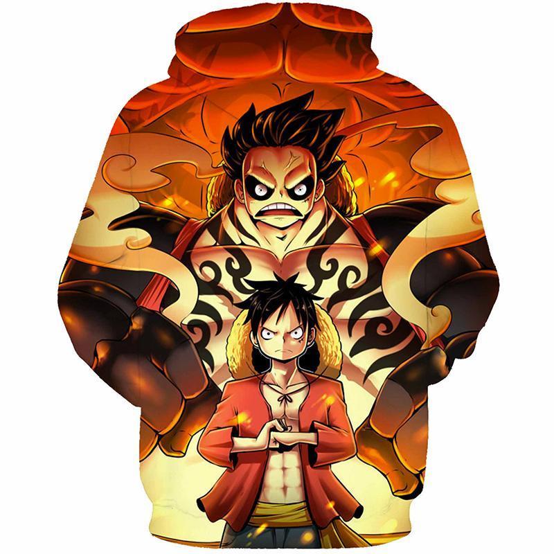 One Piece Luffy Gear Fourth 3D Hoodie