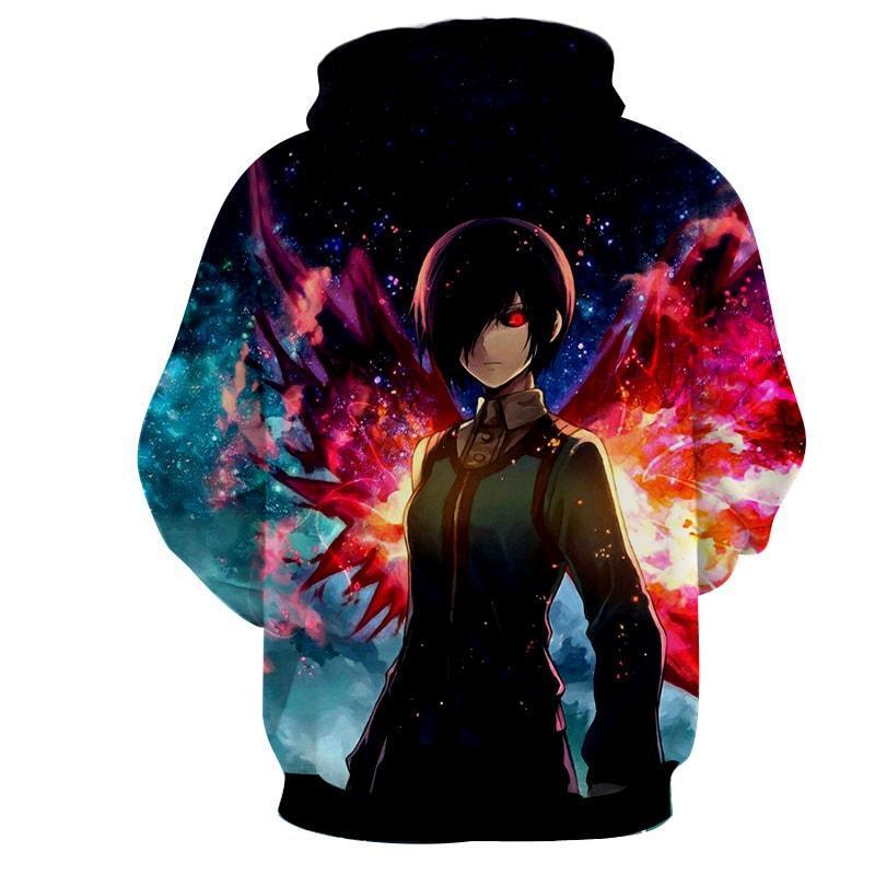 Tokyo Ghoul Touka X Kirishima 3D Printed Hoodie