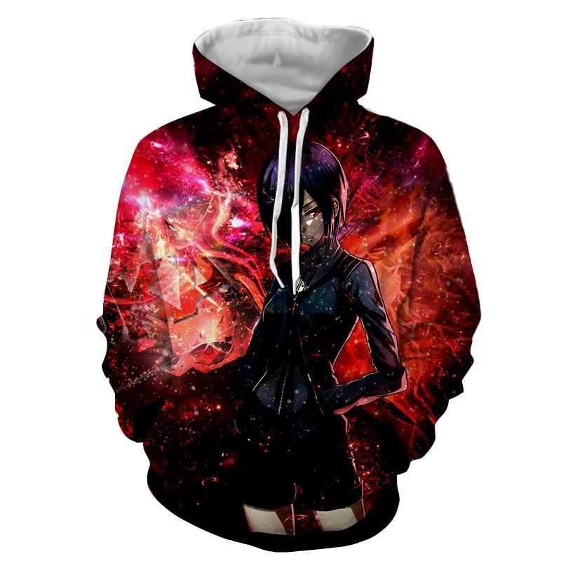 Tokyo Ghoul Touka X Kirishima 3D Printed Hoodie