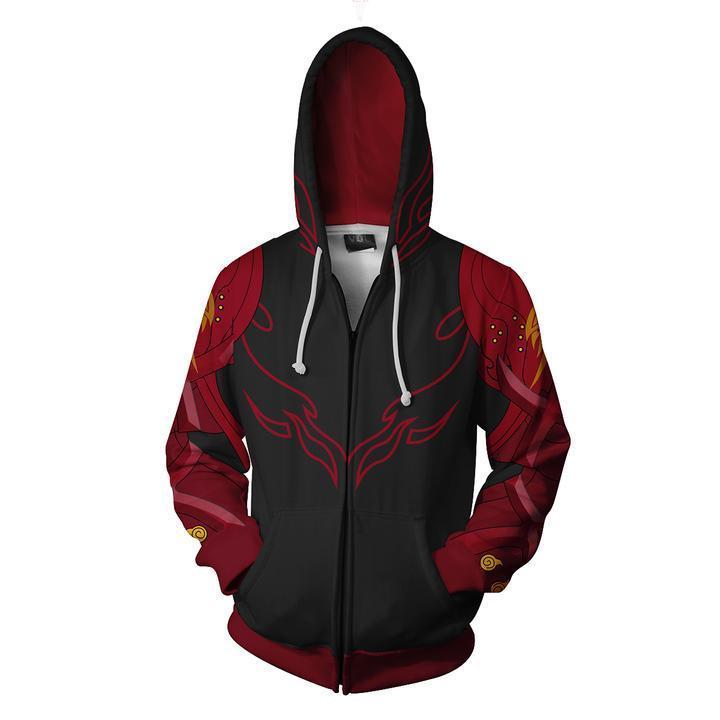 Tekken Hoodies - Zip Up Tekken Jin Kazama Hoodie