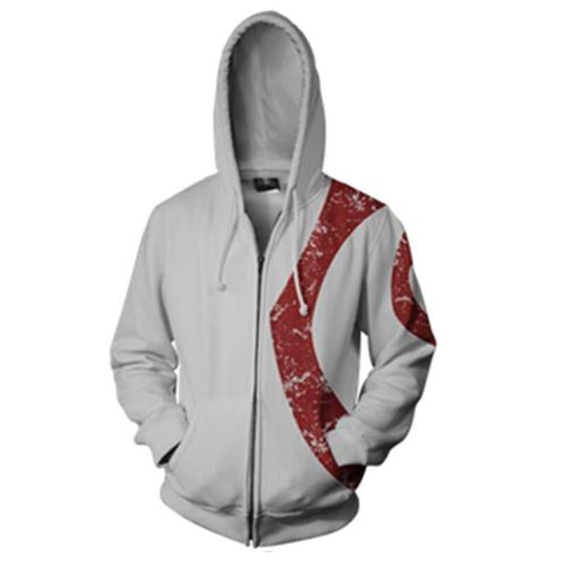 God of War Kratos Hoodies - Zip Up Hoodie