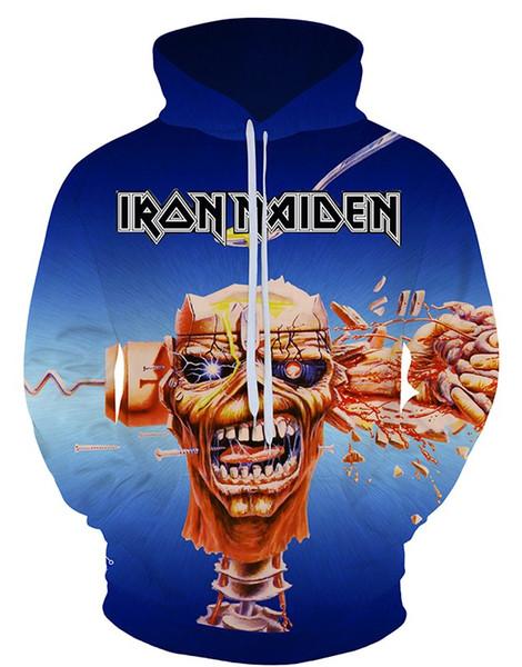 Iron Maiden Hoodie Sweatshirt - Unisex Real Dead One 3D Print Pullovers