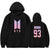 BTS Hoodie - Gradient Printed Hoodie