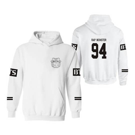 BTS Hoodie - BTS Sleeves Printed Hoodie