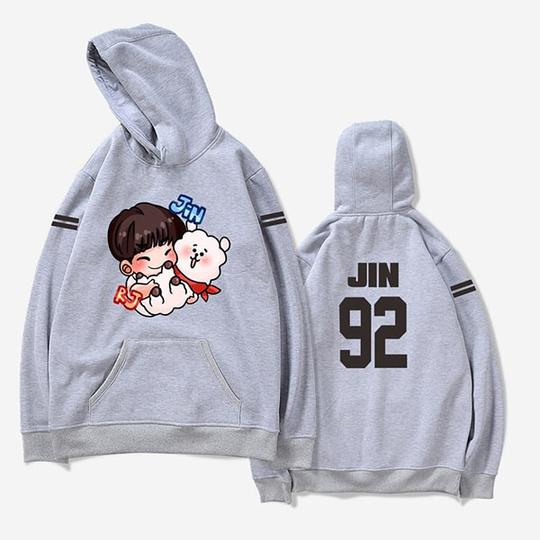 BTS Hoodie - BTS JIN Super Cute Hoodie