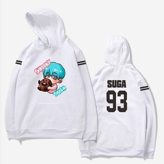 BTS Hoodie - BTS SUGA Super Cute Hoodie