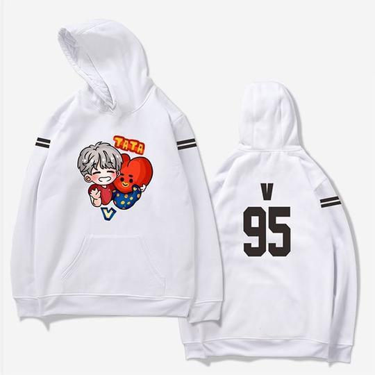 BTS Hoodie - BTS V-95 Super Cute Hoodie