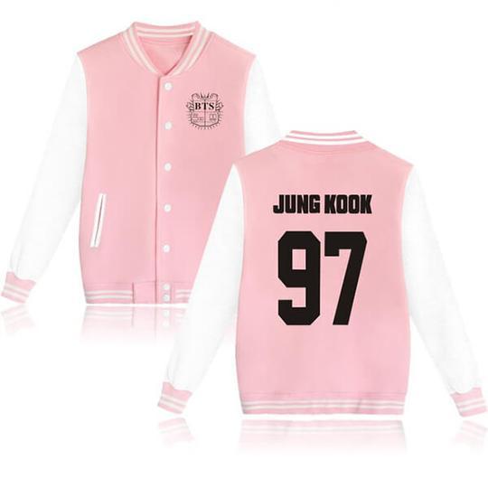 BTS Coat - BTS JUNG KOOK Striped Super Cool Jacket
