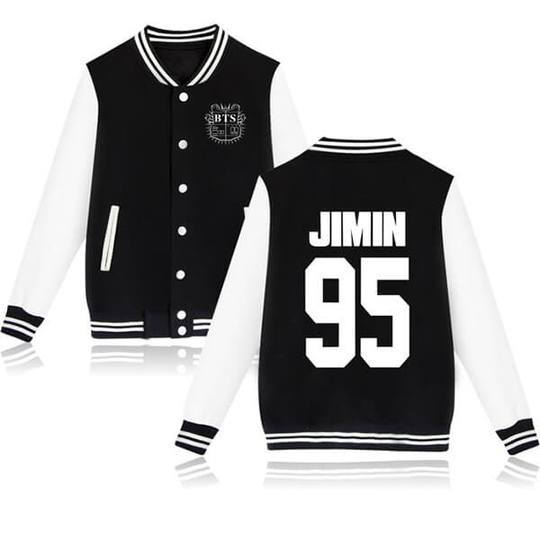 BTS Coat - BTS JIMIN Striped Super Cool Jacket