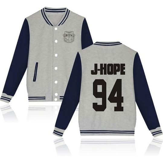 BTS Coat - BTS J-HOPE Striped Super Cool Jacket