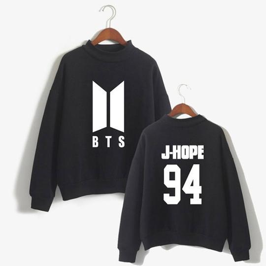 BTS Sweatshirt - BTS Bias Turtleneck Super Cool Sweatshirt