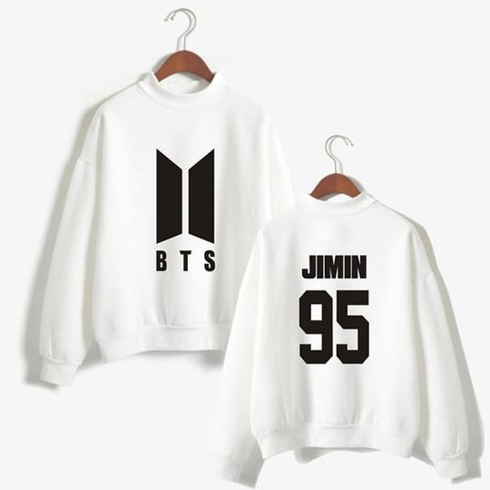 BTS Sweatshirt - BTS Bias Turtleneck Super Cool Sweatshirt