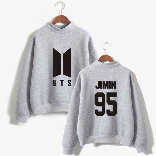 BTS Sweatshirt - BTS Bias Turtleneck Super Cool Sweatshirt