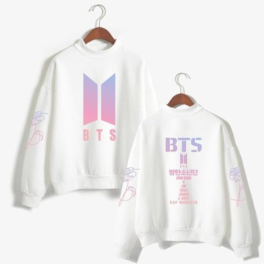 BTS Sweatshirt - BTS Band Members Turtleneck Sweatshirt