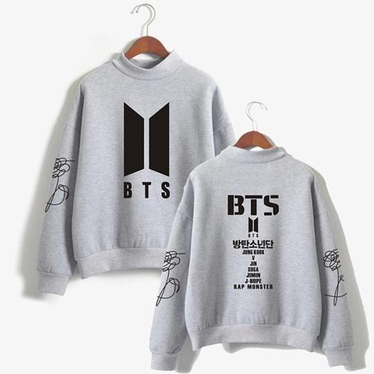 BTS Sweatshirt - BTS Bias Turtleneck Super Cute Sweatshirt