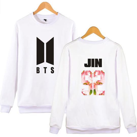 BTS Sweatshirt - JIN Member Name Sweatshirt