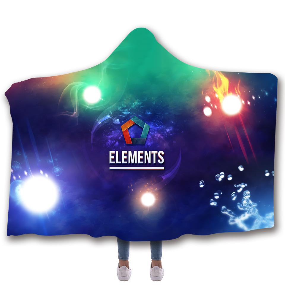 LOL Hooded Blankets - LOL ELEMENTS Super Cool Fleece Hooded Blanket