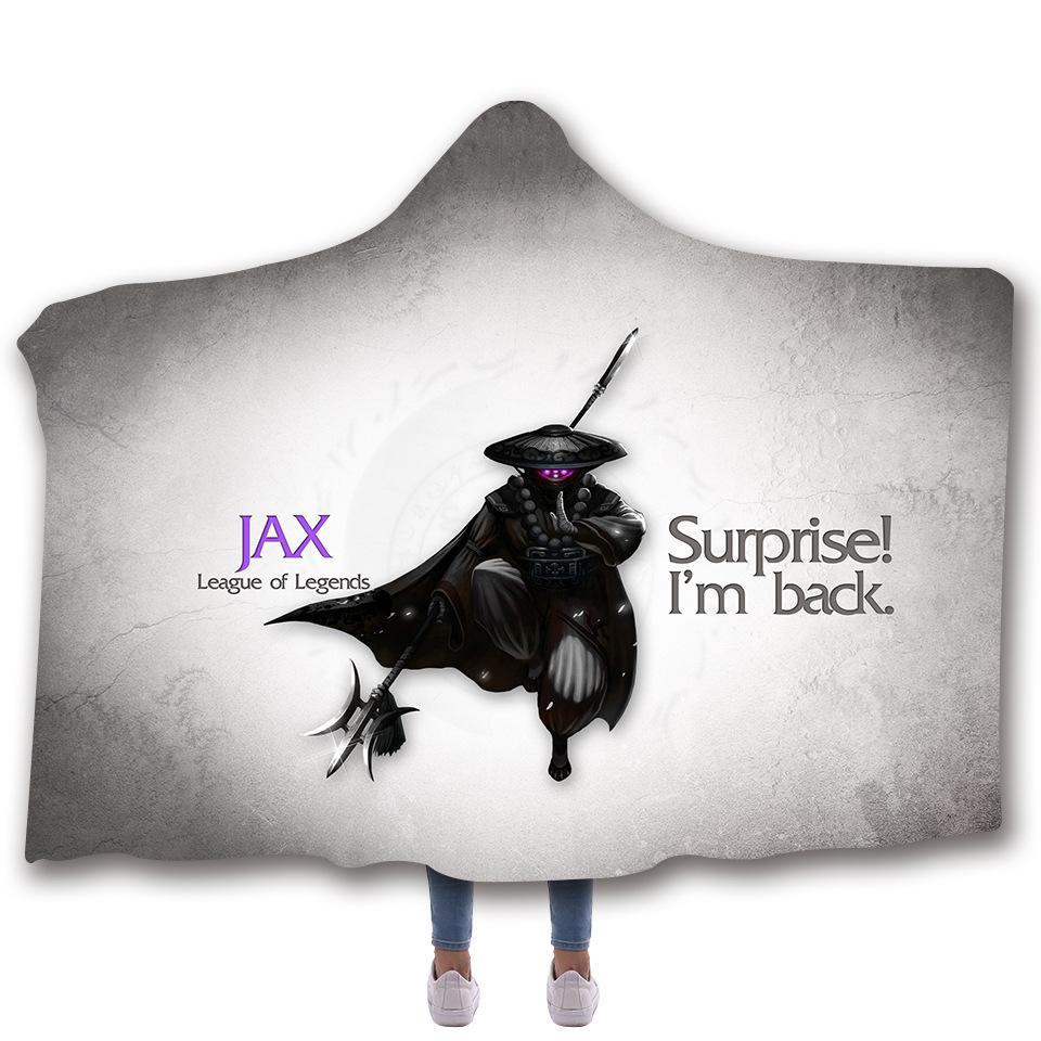 LOL Hooded Blankets - LOL JAX Super Cool Fleece Hooded Blanket