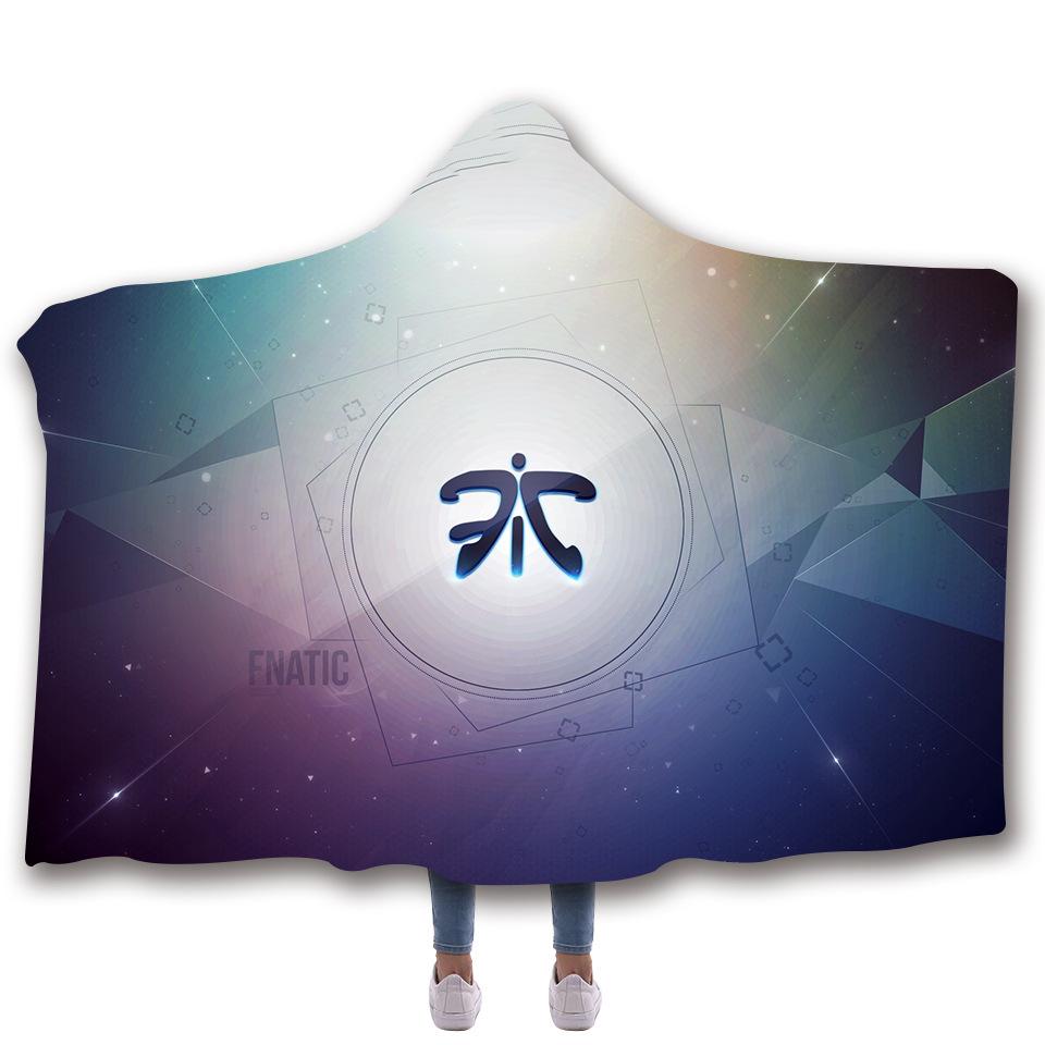 LOL Hooded Blankets - LOL Game LOGO Super Cool Fleece Hooded Blanket