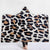Animal Hooded Blankets - Animal Series Animal Stripe Fleece Hooded Blanket
