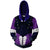 JoJo's Bizarre Adventure Phantom Blood Hoodies - DIO Purple Zip Up Hoodie