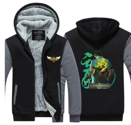 League of Legends Zipper Hoodies - Fleece Casual Sweatshirts