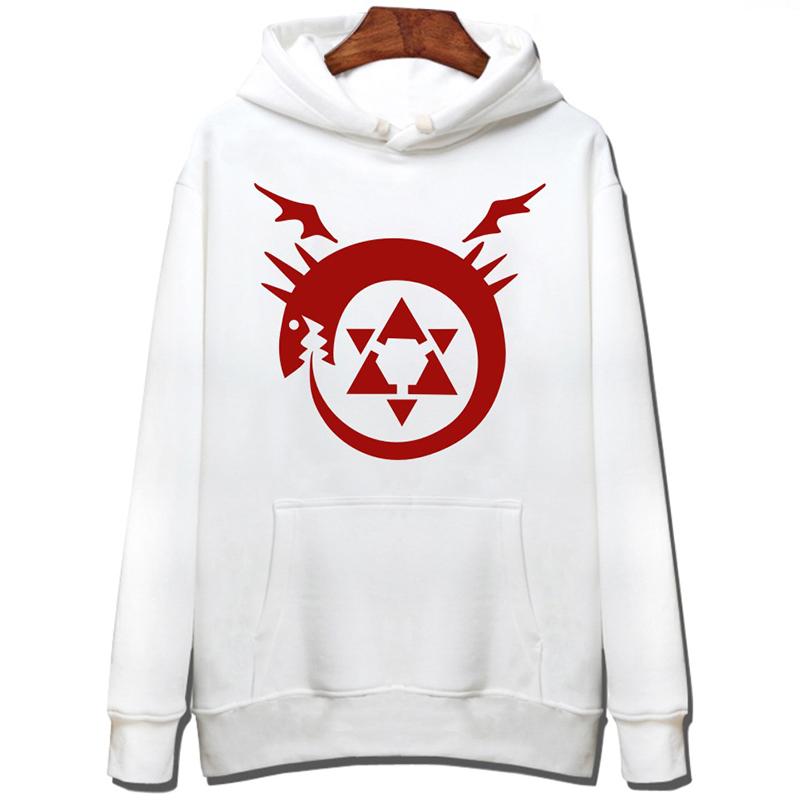 Fullmetal Alchemist Harajuku Hoodies - Pullover Anime Printed Hoodie