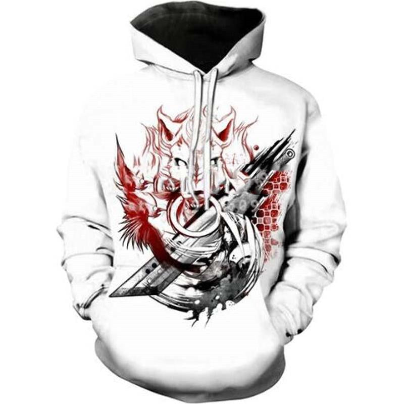 Final Fantasy Hoodies - Pullover Cool 3D Hoodie