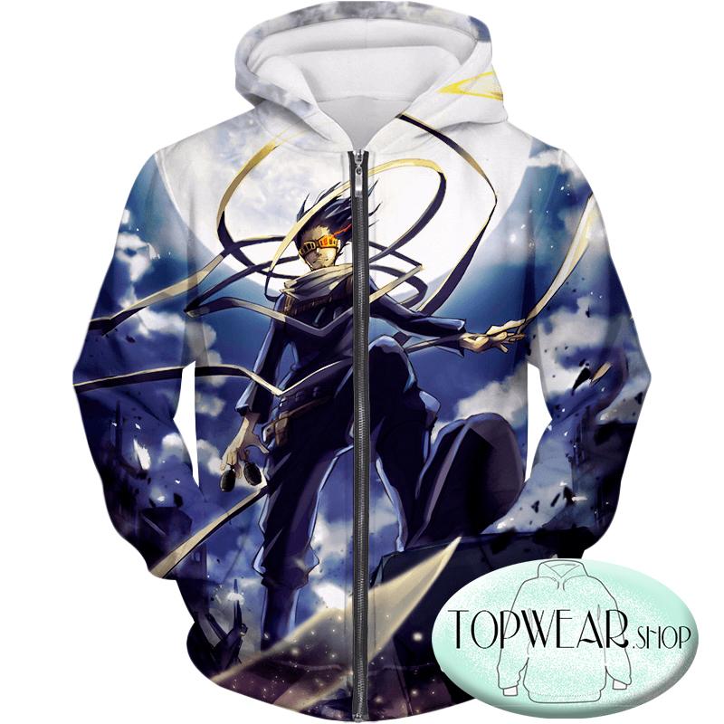 My Hero Academia Hoodies - Amazing Pro Hero Eraserhead Ultimate Action Zip Up Hoodie