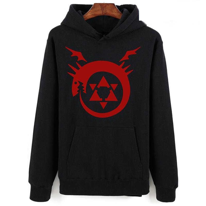 Fullmetal Alchemist Harajuku Hoodies - Pullover Anime Printed Hoodie