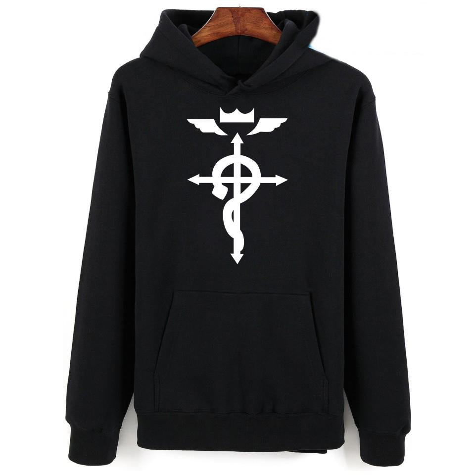 Fullmetal Alchemist Hoodies - Pullover Anime Cosplay Hoodie