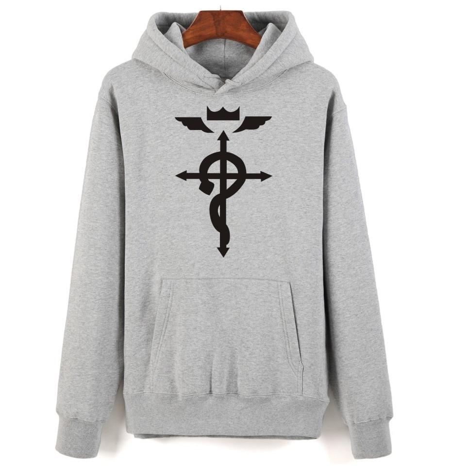 Fullmetal Alchemist Hoodies - Pullover Anime Cosplay Hoodie