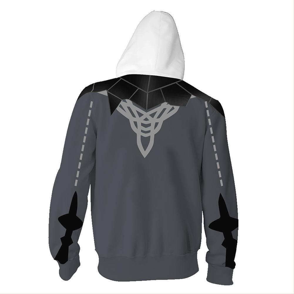 Unisex Byleth Hoodies Fire Emblem: Three Houses Zip Up 3D Print Hoodies
