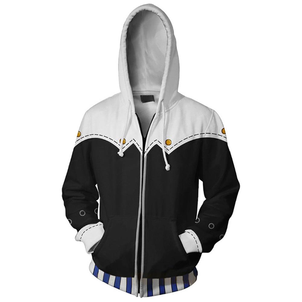 Unisex Yusuke Kitagawa Hoodies Game Persona Zip Up 3D Print Hoodies