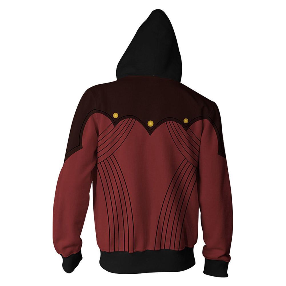 Unisex Devil May Cry Dante Cosplay Zip Up Hoodie Jacket