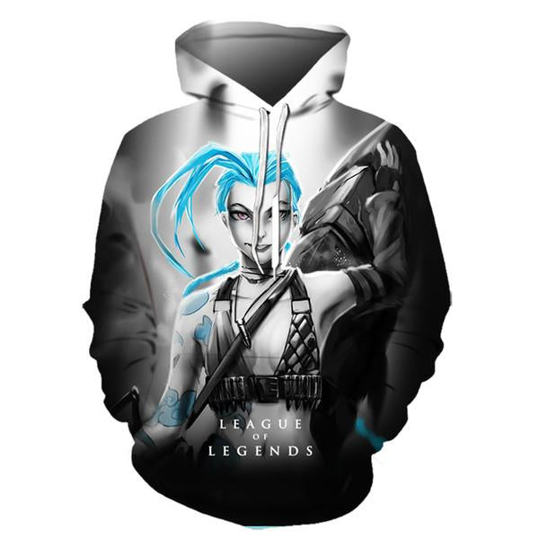 3D Printed League of legends Hoodies